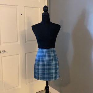 Brandy Melville Plaid Cara Skirt